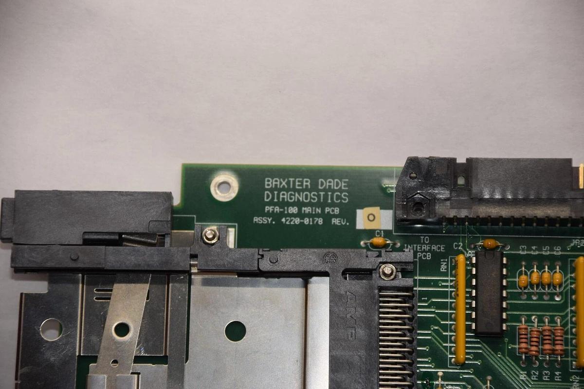 Used BAXTER DADE DIAGNOSTICS 4220-0178 , PFSA-100 Main PCB Board Card