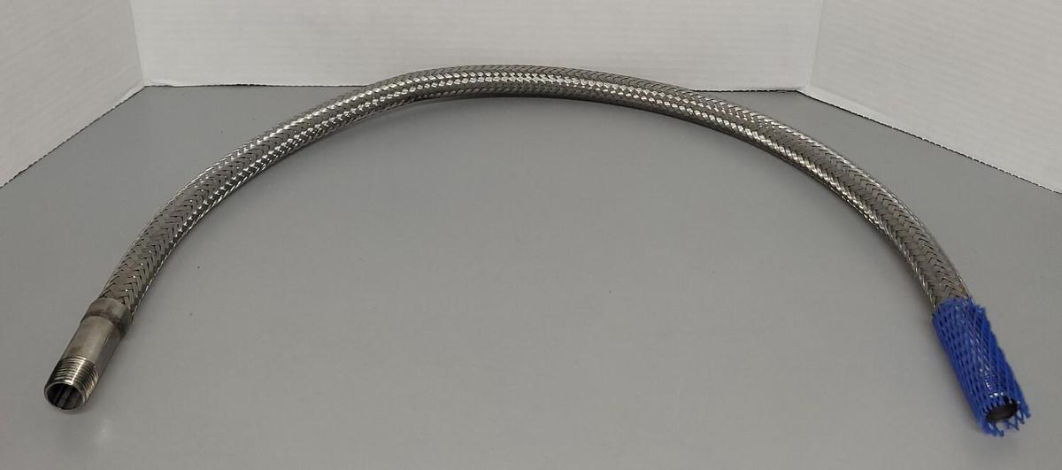 2" x 36" Braided SS Stainless Flexible Hose w/ Flange F316/316L SA/A182 NEW