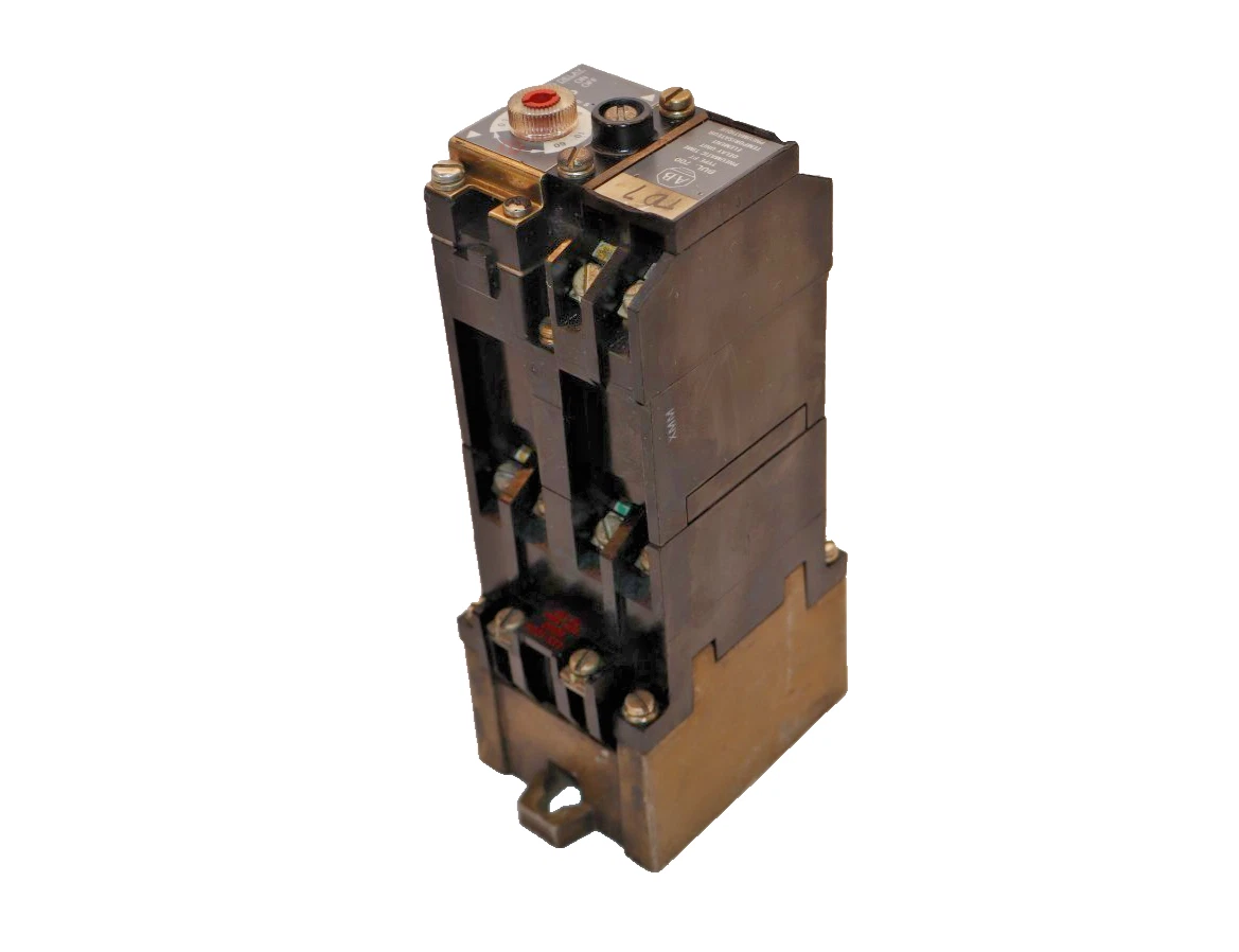 Used Allen Bradley Relay 700-PT Pneumatic Time Delay 700-P400A1 600A Coil: 120V