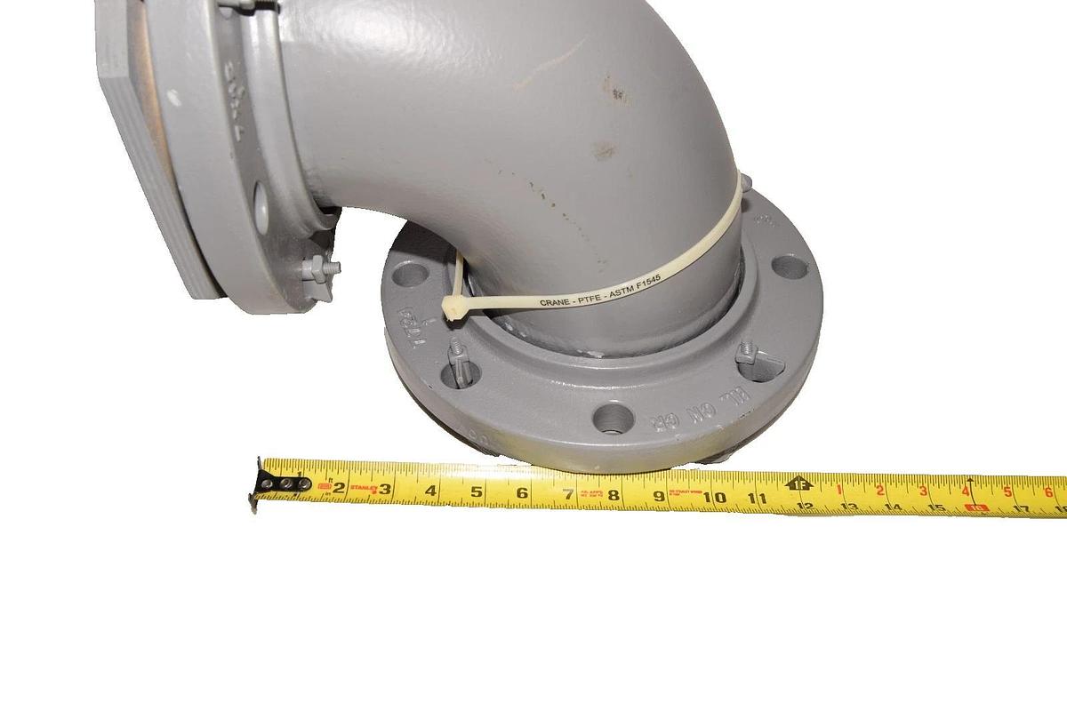 Crane 6" Flanged Fitting PTFE ASTM F1545 , A395-150 (New)