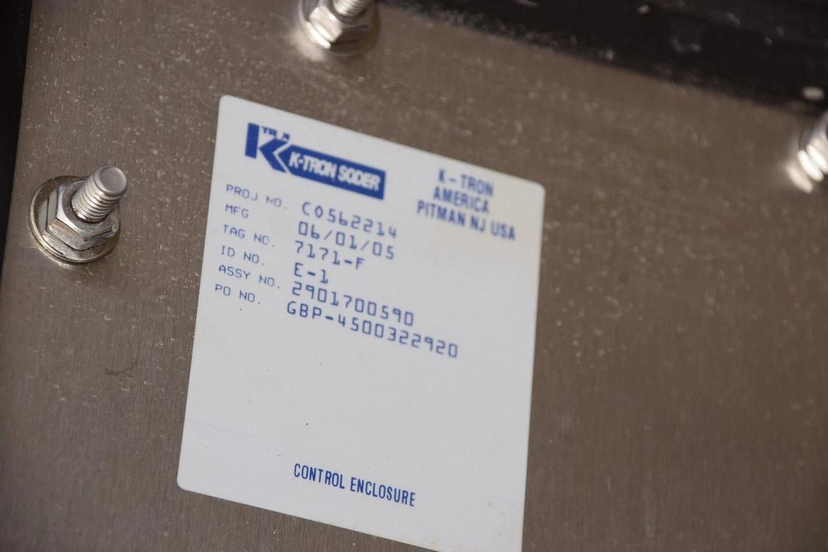 Used Hoffman K-Tron Soder S/S Industrial Control Panel SS Enclosure 24"x 30"x 20"