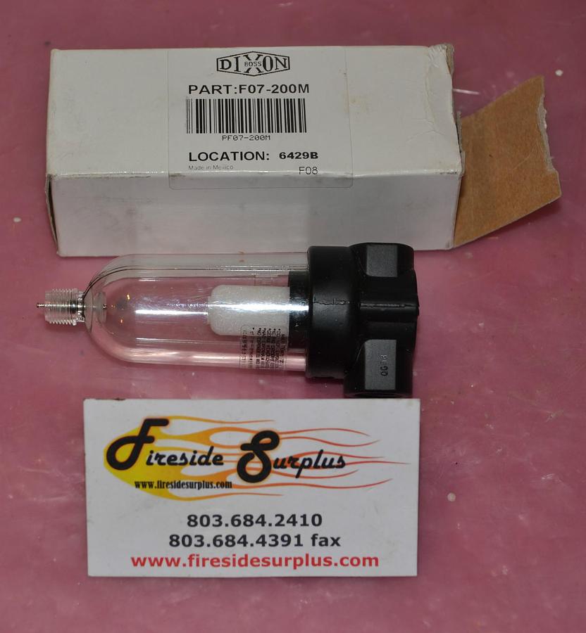 DIXON BOSS REMOVAL FILTERS F07-200M F07 200M F07200M NEW