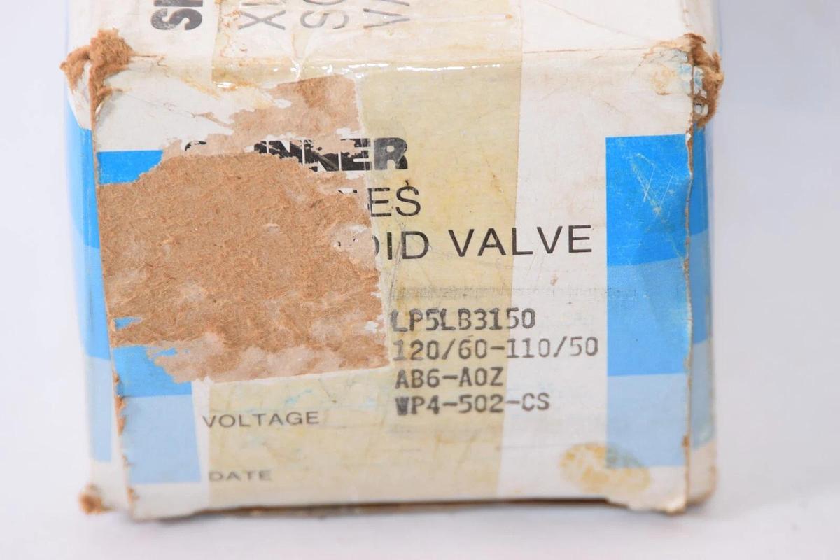 (NEW) HONEYWELL / SKINNER LP5LB3150 Solenoid Valve 3-Way 120V 10-150 PSI 3/8"