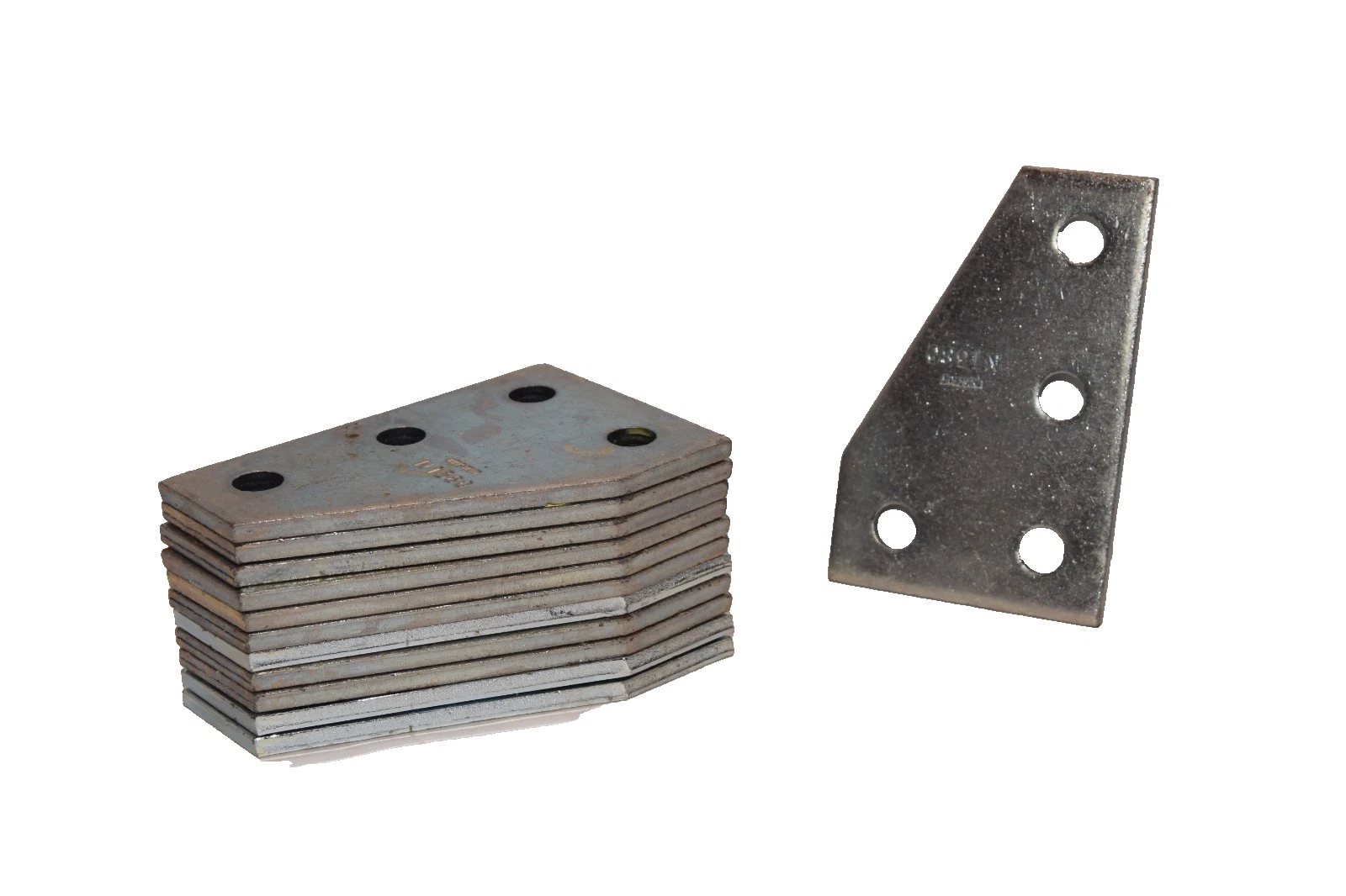 Unistrut N1380 4-Hole Flat Gusset Plate Fitting (New - Lot of 12)