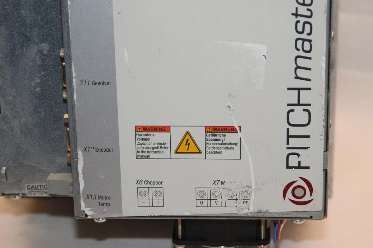 MOOG PM-M25.1DVA0S 400Vac 3Ph 25A 50/60Hz Pitchmaster II Power Supply  (NEW)