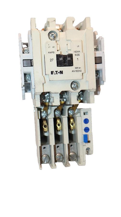 Eaton Starter AN16DN0 Size Sz 1 600V 27A 27 Amp Coil:120v USA
