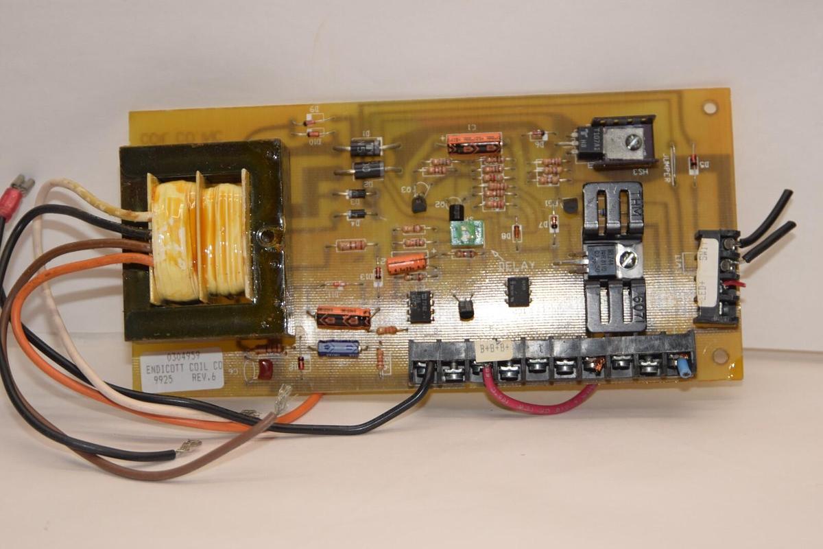 Used ENDICOTT COIL COMPANY INC. 10-01050 Rev E 0304959 Rev 6 Power Supply Board