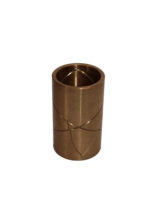 2-3/8" x 2" x 4" Brass Bushing, With Oil Grooves (New)