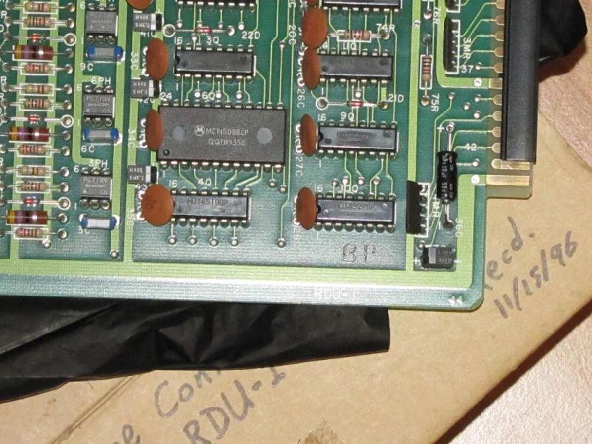 Used NEW  RELIANCE RDU-1 RDU-I S-25041 CONTROL CARD