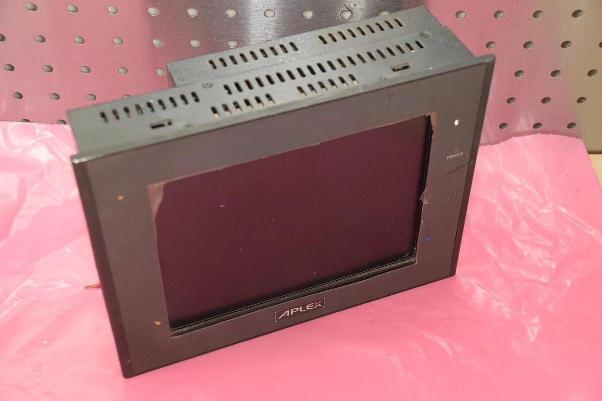 Used APLEX AHM-6085-95 8" INDUSTRIAL FANLESS TOUCH PANEL COMPUTER sold ASIS