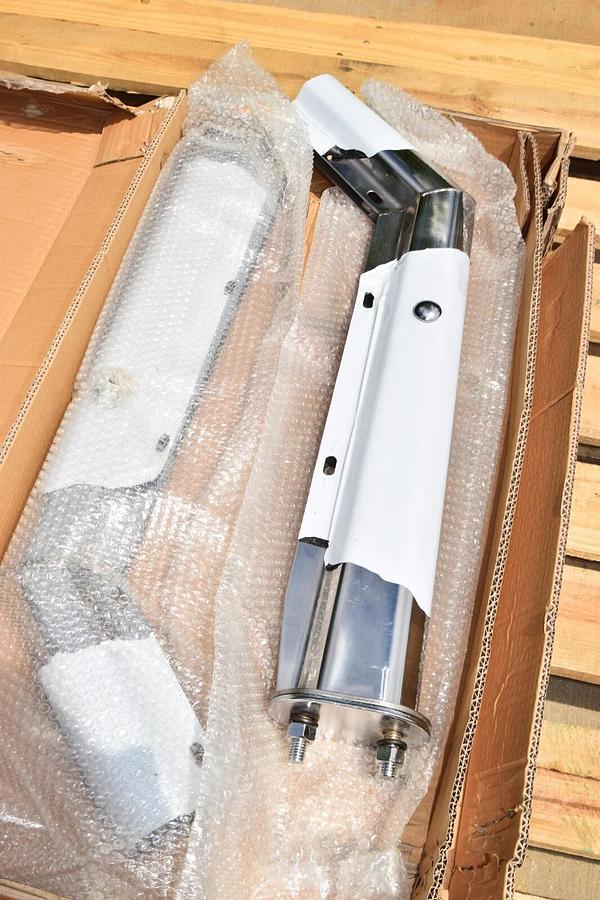 (NEW) TBOZZ TBZ-13647S , X002BM6073 Stainless Angled Mud Flap Hanger *Set*