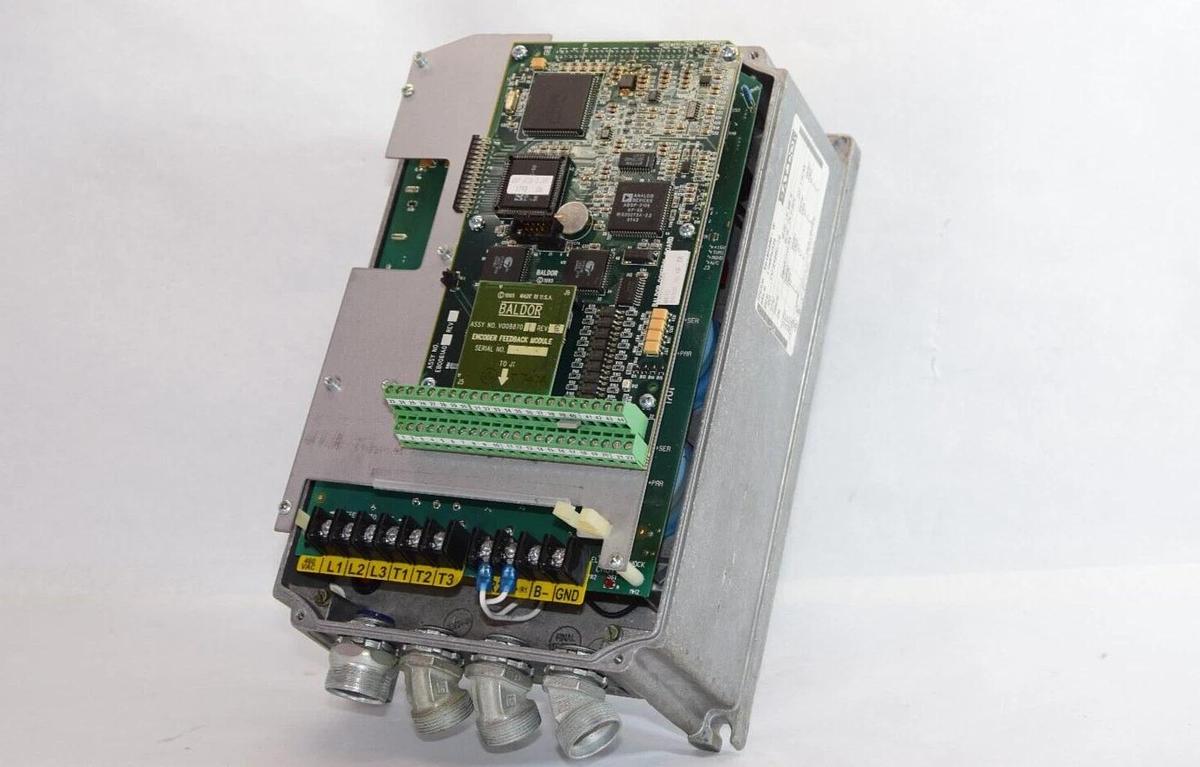 Used BALDOR ZD18H405-W 460Vac 3Ph 50/60Hz Vector Drive