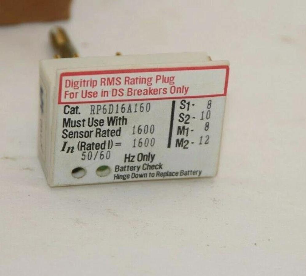 (NEW) EATON CUTLER HAMMER RP6D16A160 1600A 1600 Amp A Digitrip RMS Rating Plug