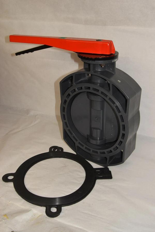 (NEW) CEPEX Hayward CPX22426 10" EPDM Butterfly Valve PVC-U