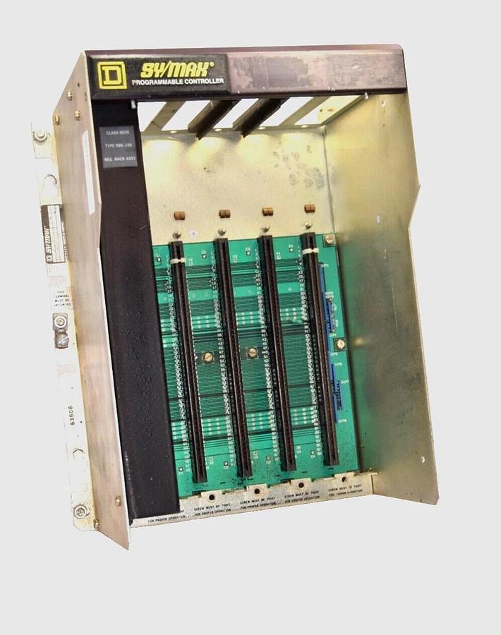 Used SQUARE D RRK-100 Class 8030 Series A 5-Slot Rack Chassis