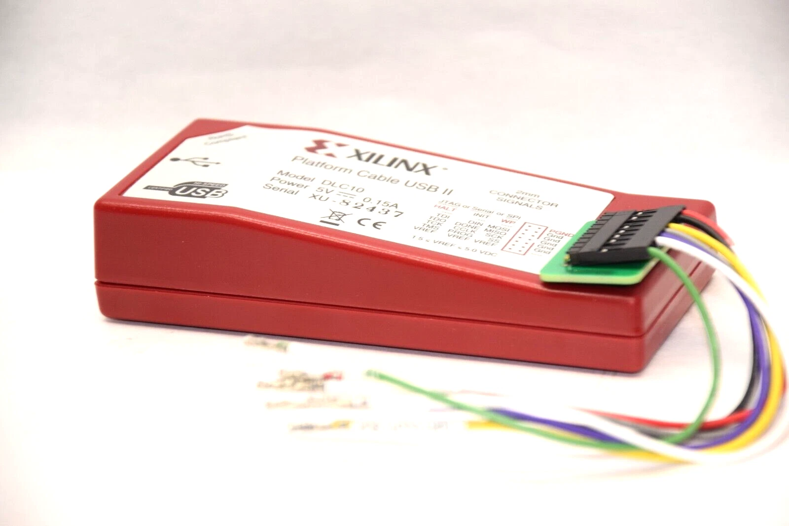 Used XILINX DLC10 5V 0.15A Platform Cable USB II