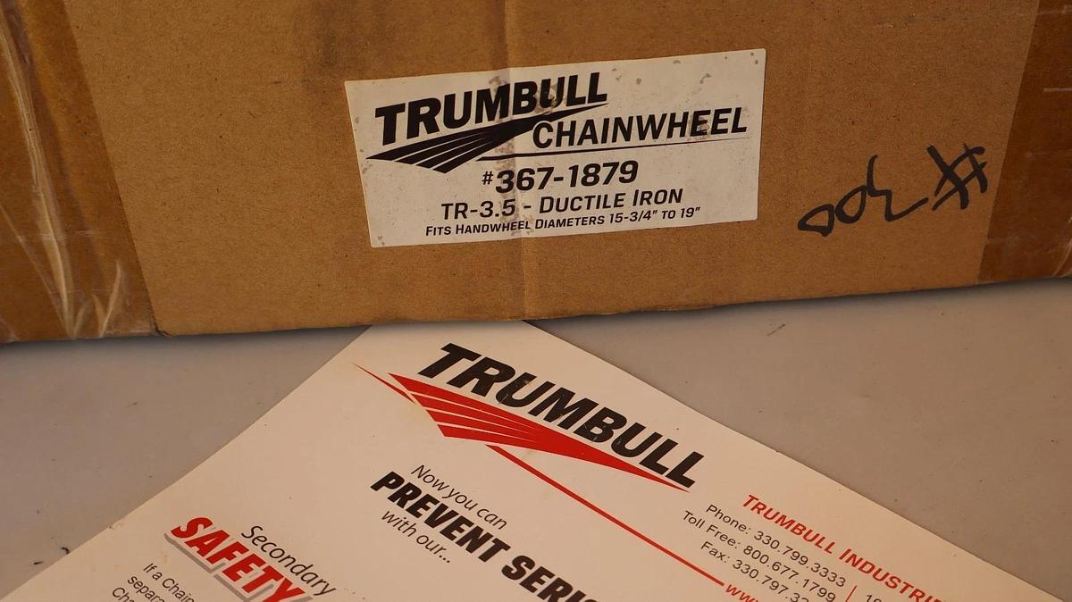 Trumbull Chainwheel Handwheel Ductile Iron TR-3.5 15-3/4"-19" #367-1879 (New)