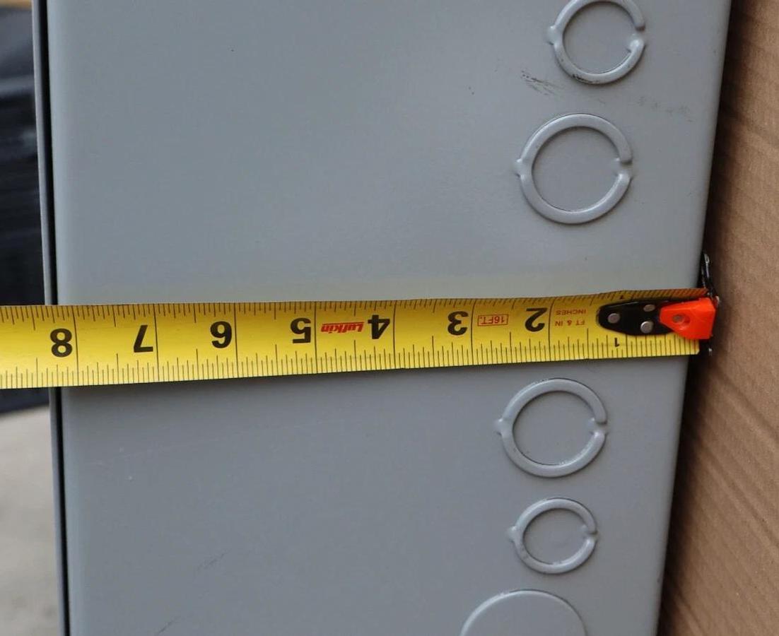 Hubbell Wiegmann S8860 8" x 60" Wireway Auxiliary Gutter Fitting NOS