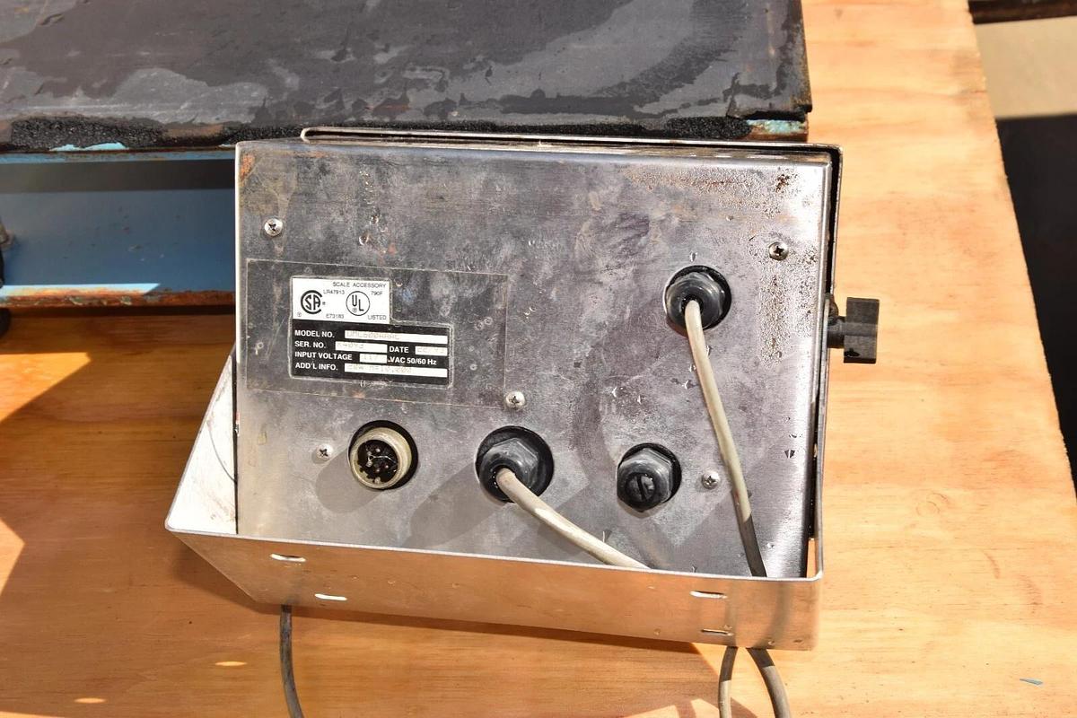 Used GENERAL ELECTRONIC 4418 500lb Scale w/ Condec Scale Indicator UMC600AAAC S/S USA