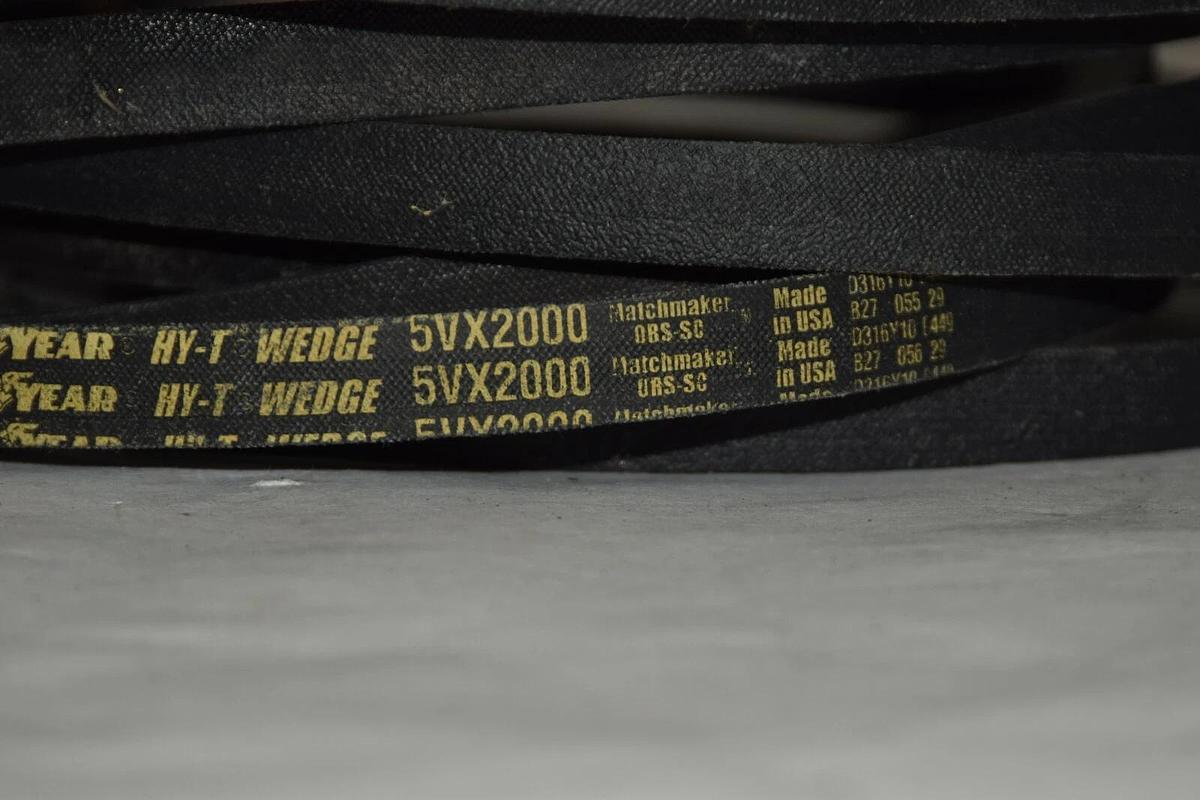 (New) Goodyear 5VX2000 HY-T Wedge Matchmaker V Belt 5VX 2000 Vbelt V-Belt