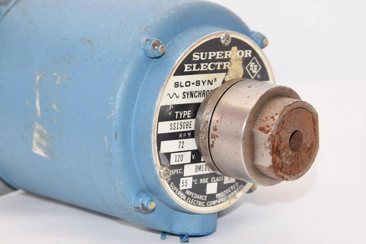 Used SUPERIOR ELECTRIC SLO-SYN SS150BE 72 RPM 120V 120 V BM101004