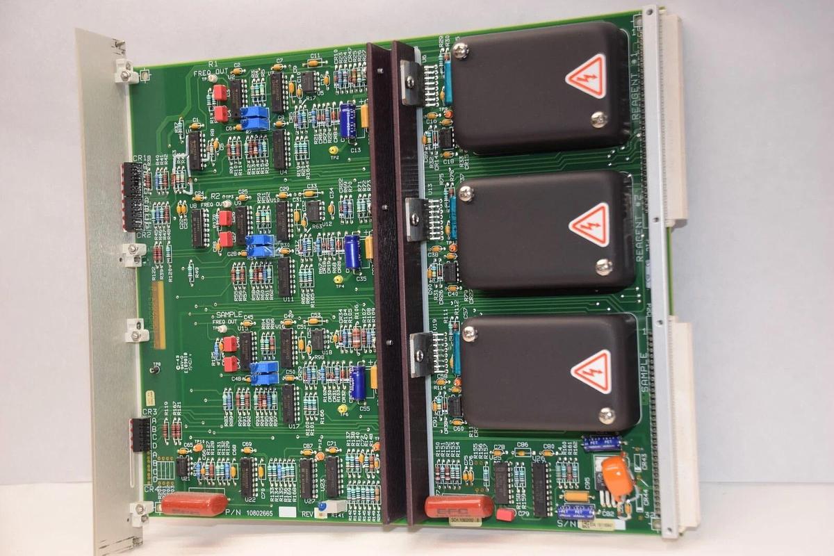 Used SIEMENS 10802665 Rev B , L1-10802663-B Ultrasonics Board Card