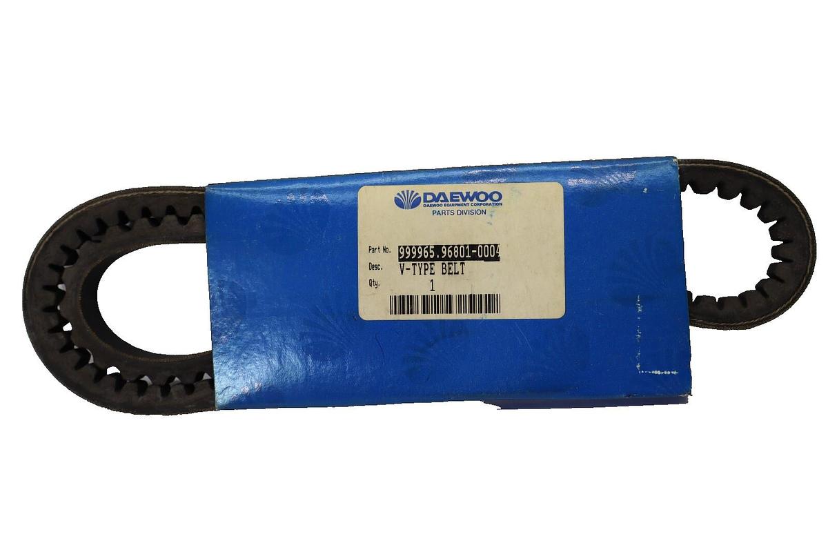 (NEW) DAEWOO 999965.96801-0004 , 00004-1165 Cogged V-Belt
