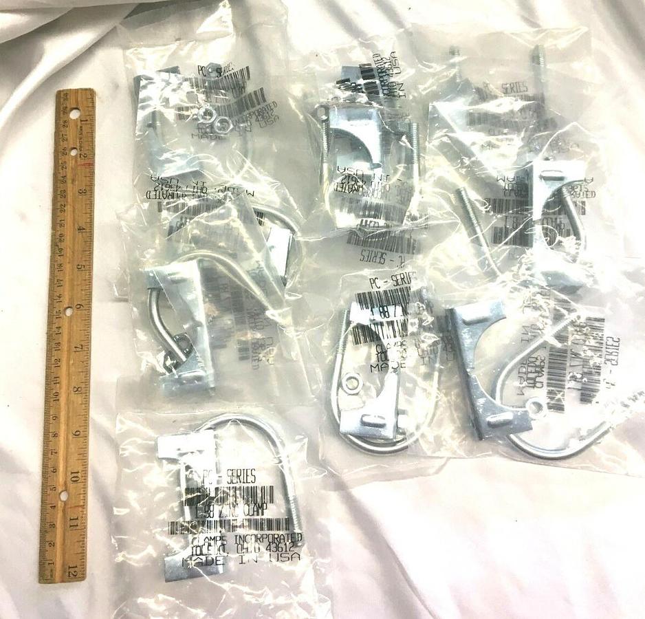 (NEW) CRL Z312 BS , Z312BS Brushed Stainless Round 2" Radius Base Clamp