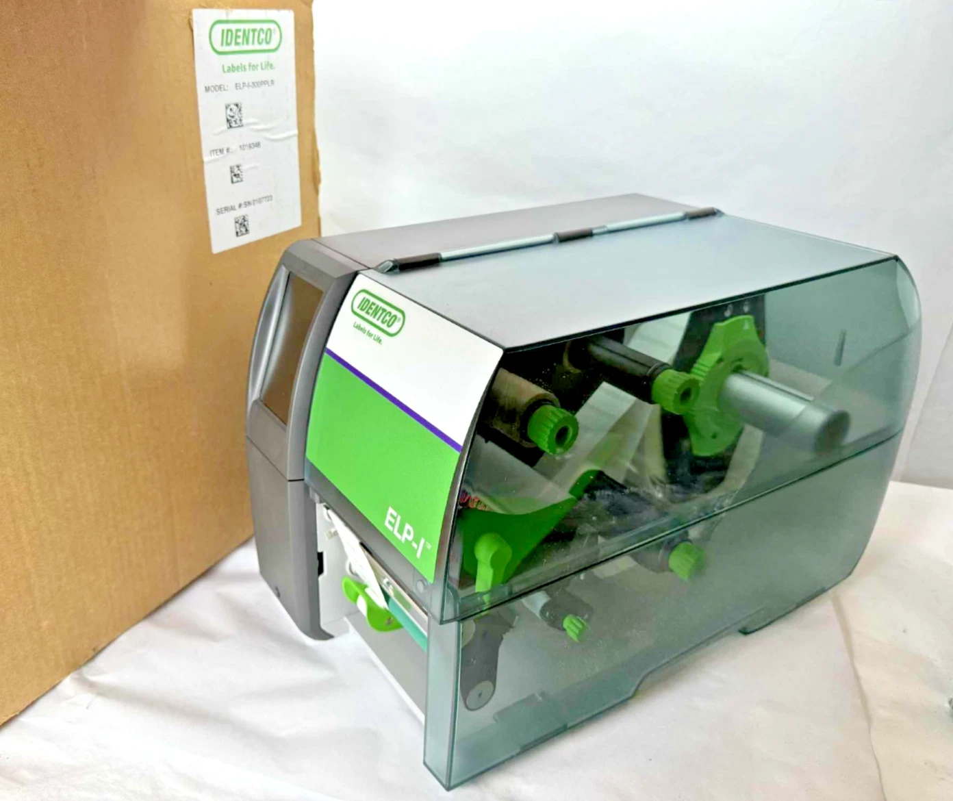 Identco Thermal Transfer Label Printer ELP-I-300PPLR ELP-I SQUIX 4/300P (NEW)