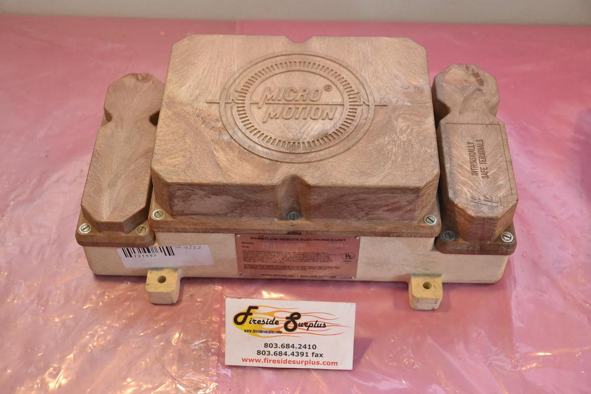 Used MICRO MOTION MASS FLOW REMOTE ELECTRONICS UNIT RE 01 RE-01 011431 RE-01011431