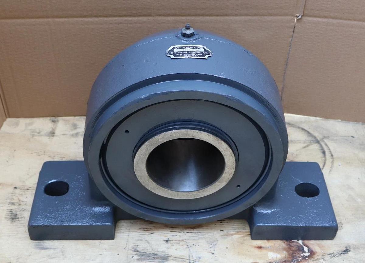 Fafnir 2 Bolt Pillow Block Ball Bearing Unit Housing SA0DD SAODD 3-15/16" NOS