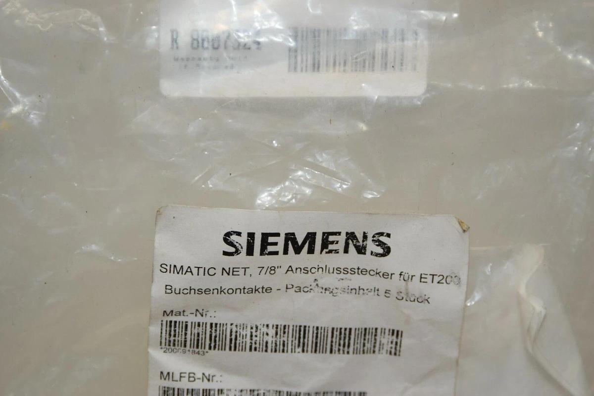 SIEMENS 1106617781 7/8" 5-Pin Receptacle (NEW)