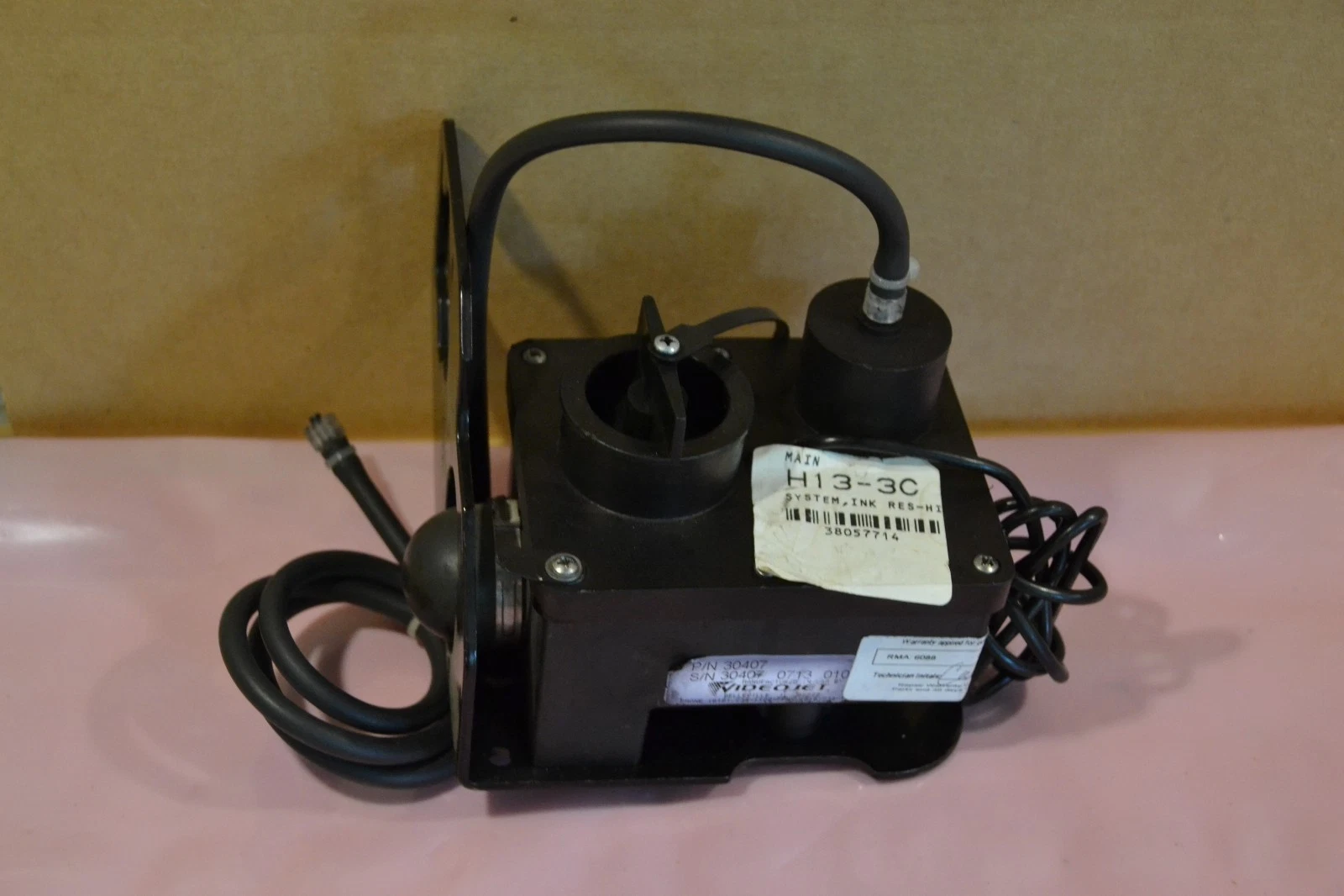 Used VIDEOJET RES-HI INK SYSTEM 30407 0713 010 H13-3C
