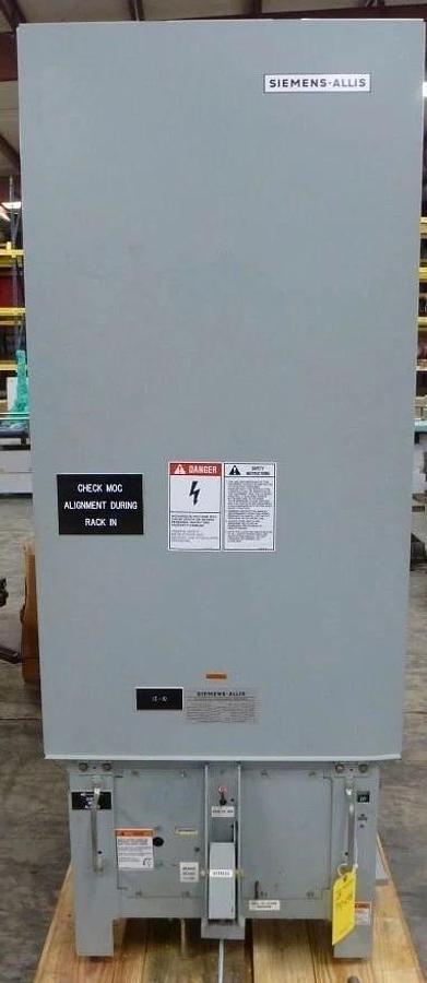 Used Siemens FB-500A1 512-2 1200A High Voltage Circuit Breaker 125vdc 1200 Amp 125v