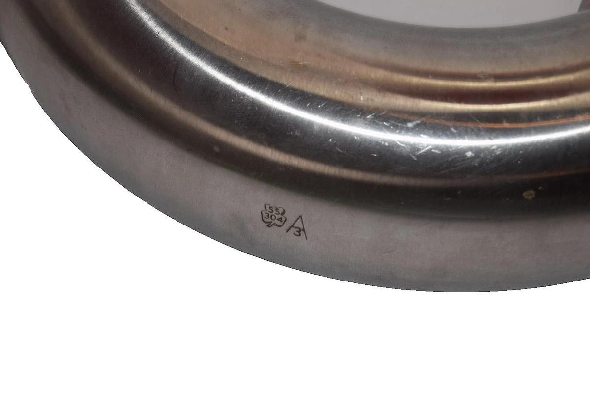 3" Sanitary 90° Sanitary Clamp 304 Stainless Steel Fitting (New)