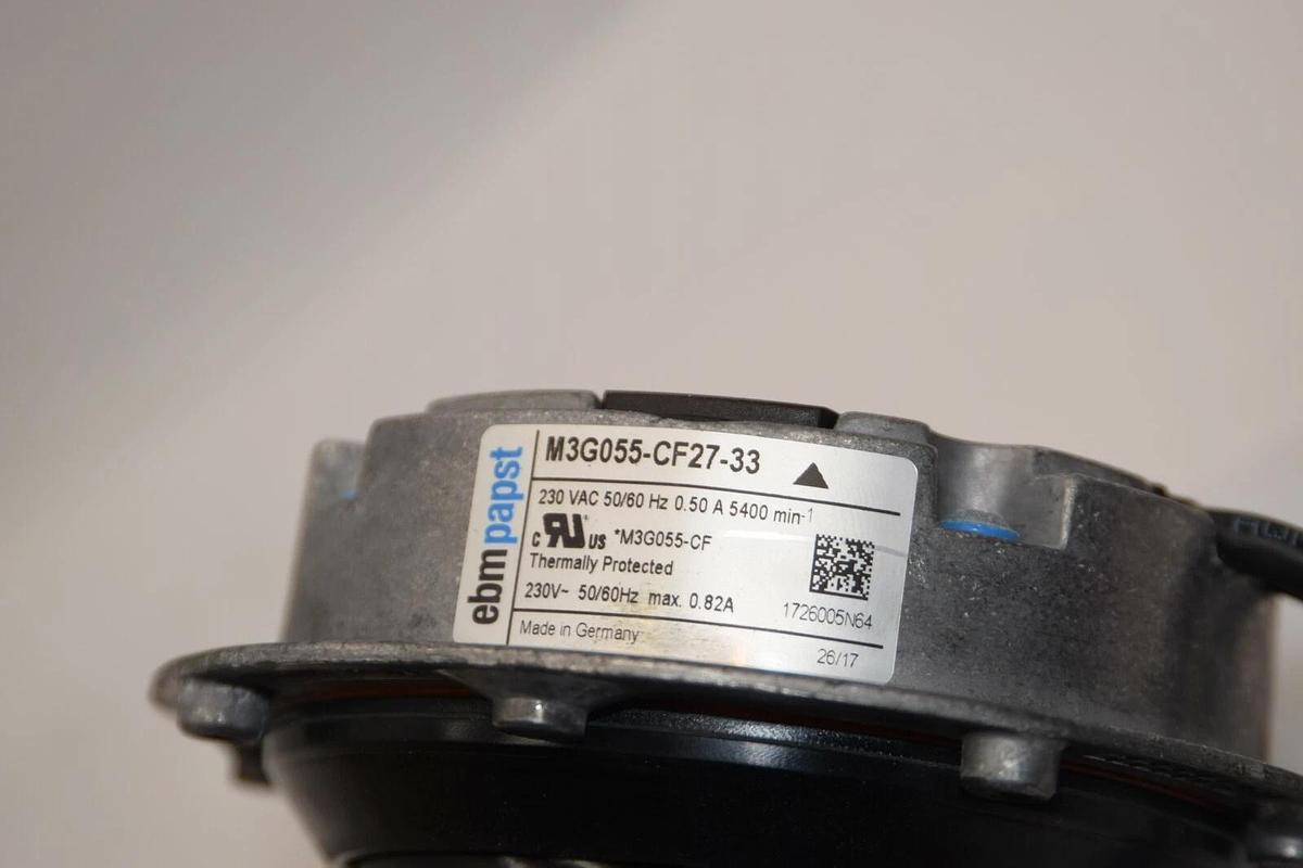 (NEW) EBMPAPST M3G055-CF27-33 230Vac 50/60Hz Axial Fan