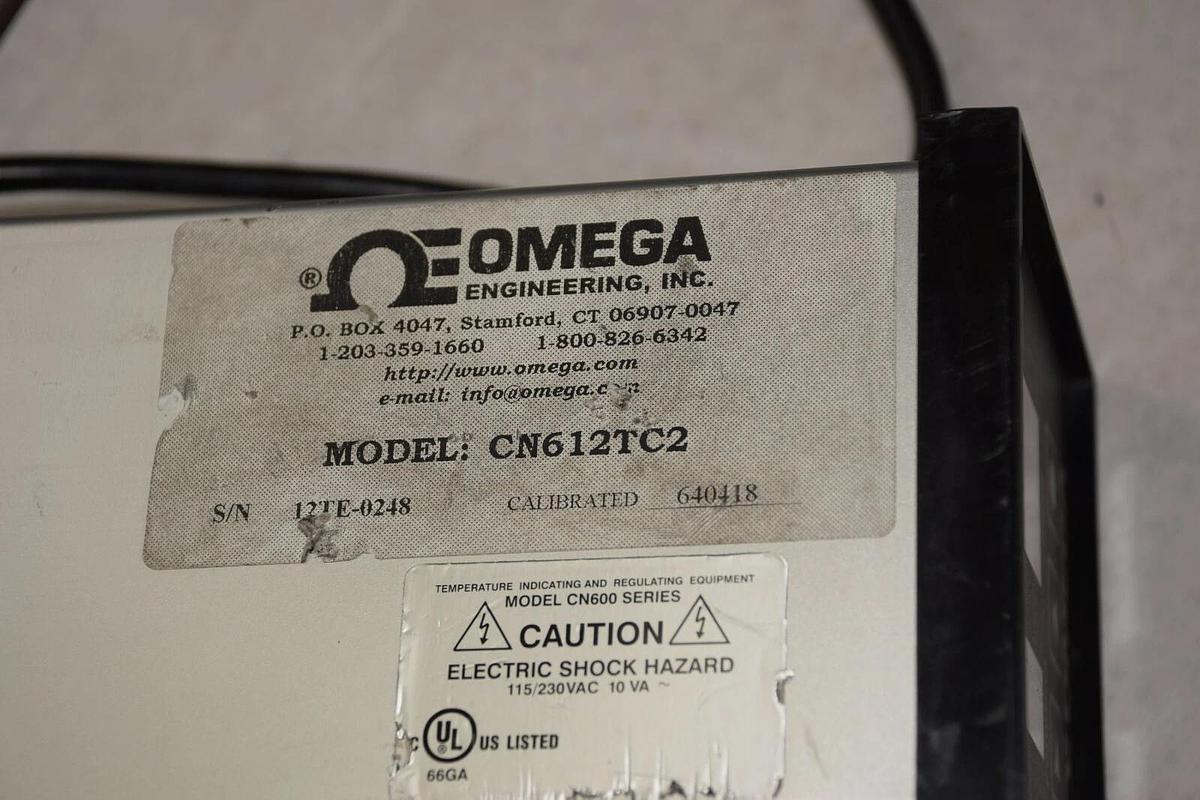 Used Omega Temperature Controller CN600 CN612TC2