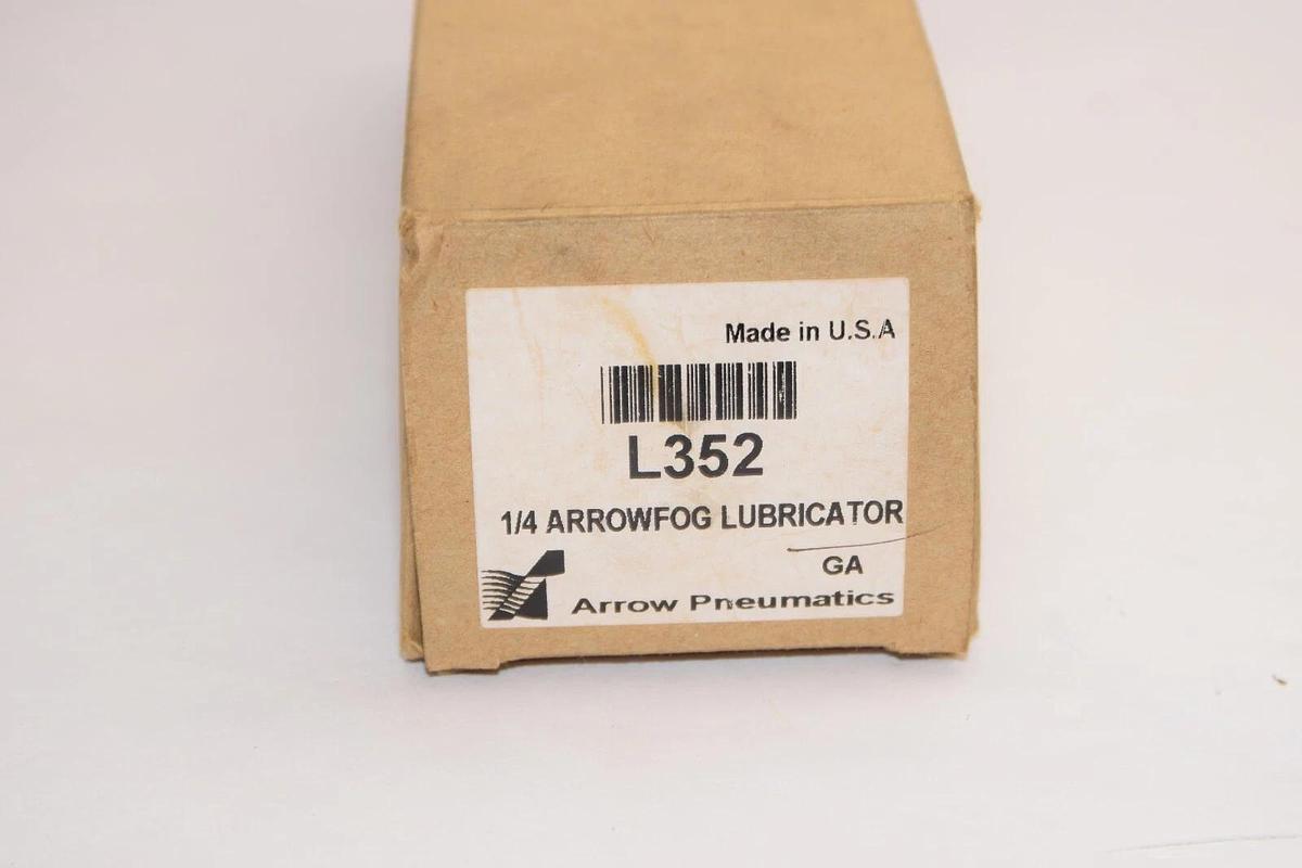 (NEW) ARROW PNEUMATICS L352 1/4" Arrowfog Lubricator