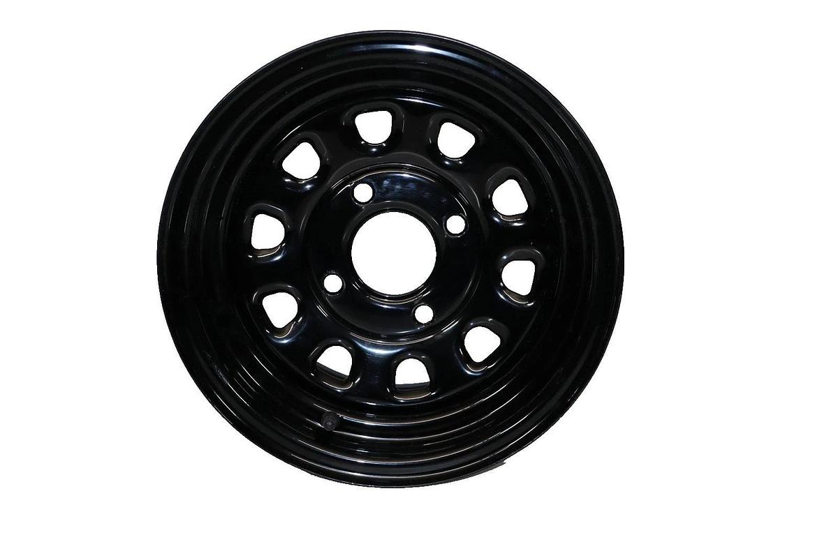 ITP D12F511 12" x 7" Steel Wheel , Black (New)