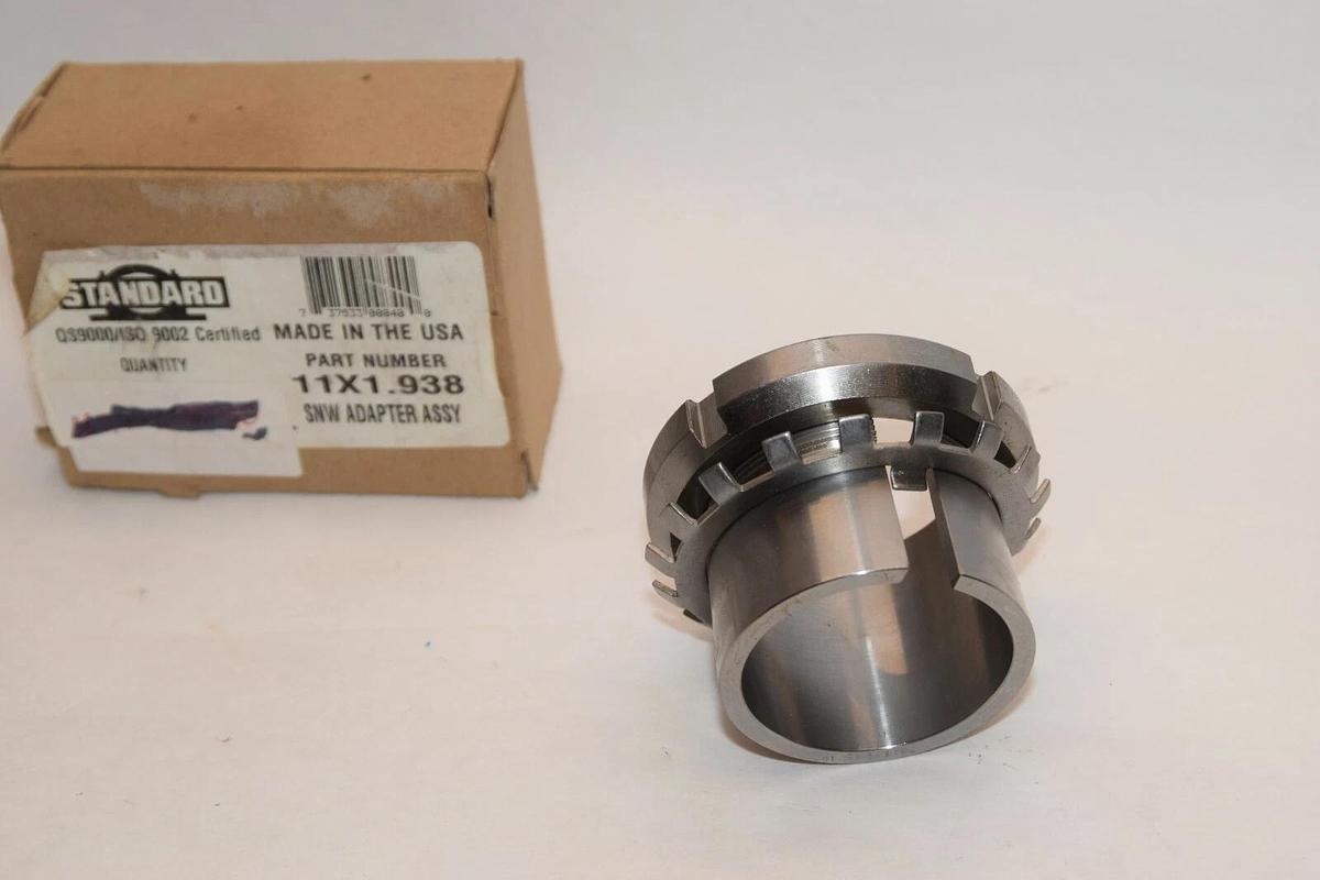 (NEW) STANDARD 11X1.938 SNW Adapter Assembly Locknut Bearing