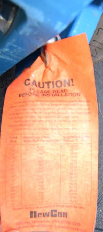 NewCon 12" Knife Gate Valve 12316DIBV 1397049-00 139704900 (New)