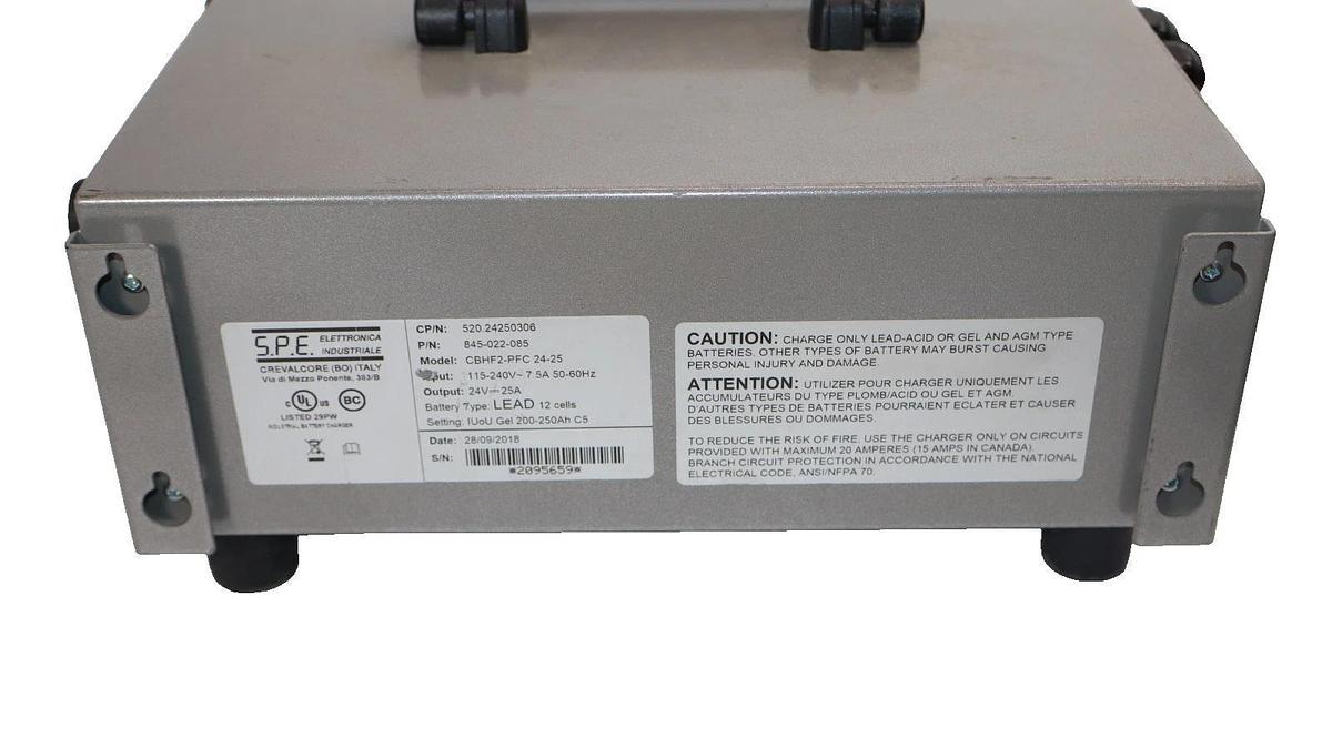 Used BTI Elite Pro Series High Frequency 24V Batter Charger CBHF2-PFC 24-25 12 Cell