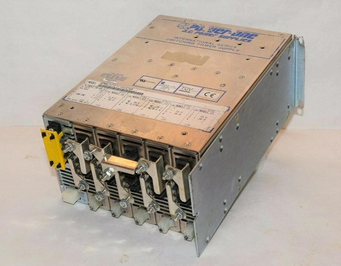 Used POWER-ONE HPM5C1C1E1E1H1S240 3.3-28-28-15-15V , 35-8.6-8.6-16-16A Power Supply