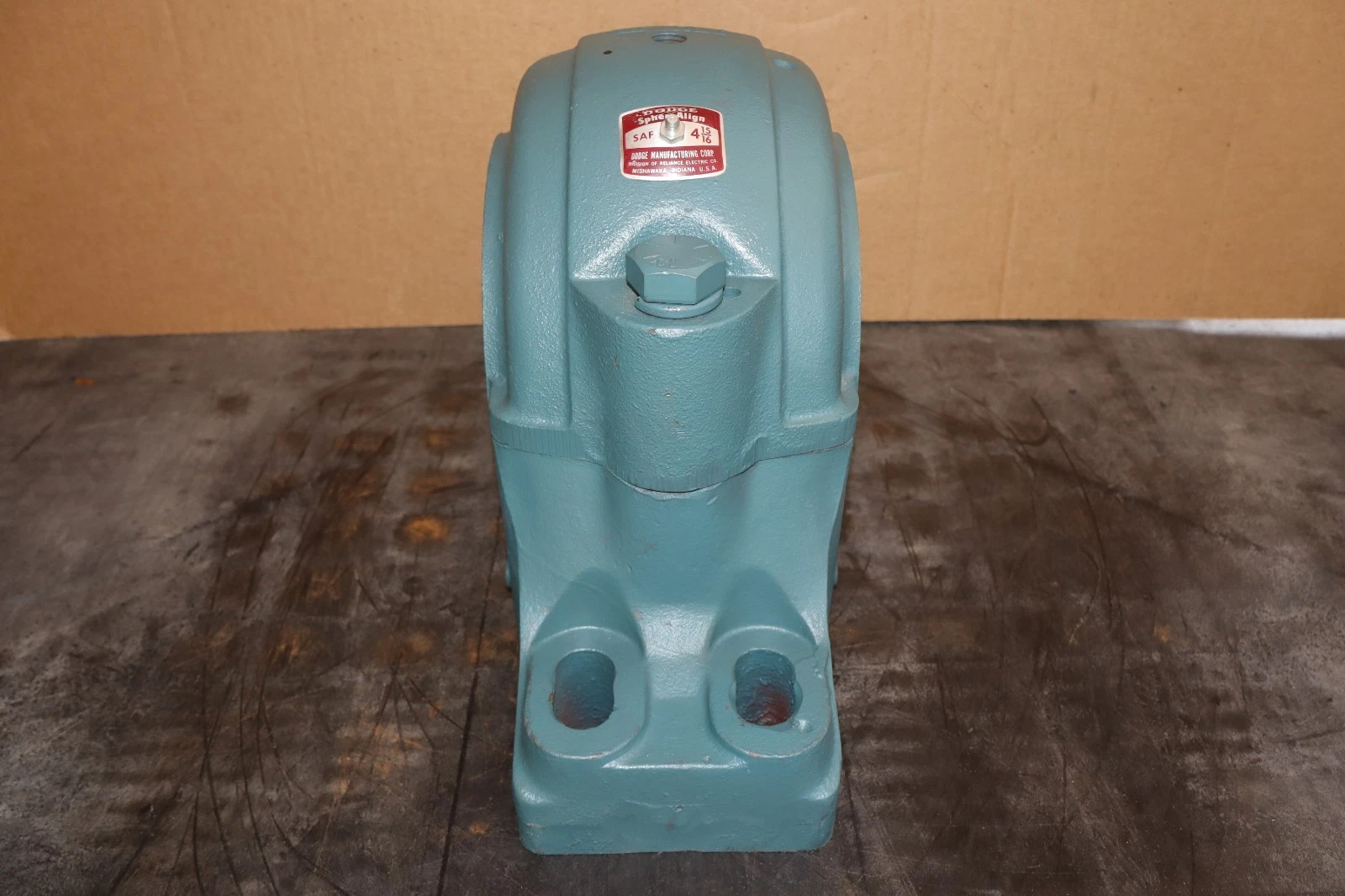 Dodge Spher-Align Pillow Block HOUSING 4-Bolt SAF-4-15/16 041223 4-15/16-5 (NOS)