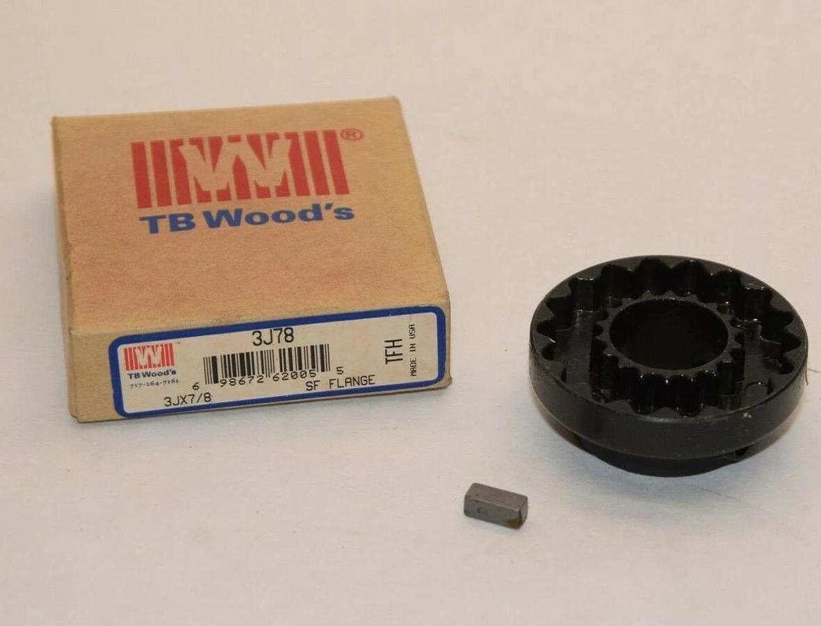 (NEW) TB WOODS 3J78 3JX7/8 7/8" Bore SF Flange
