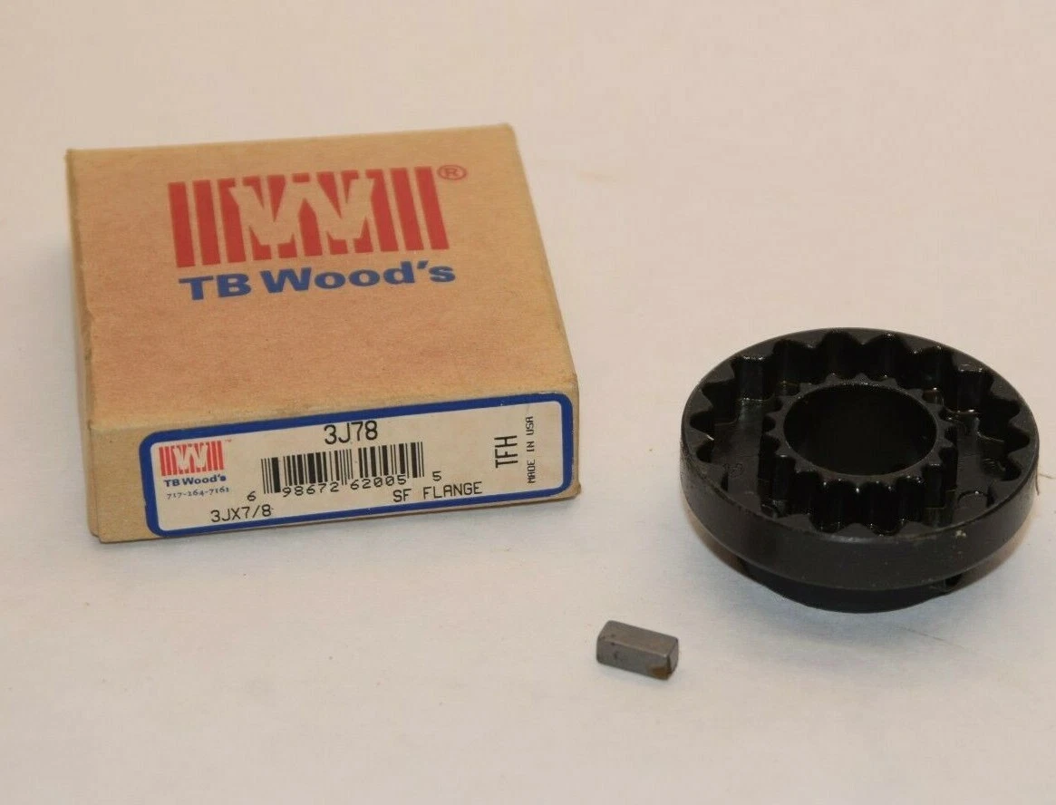 (NEW) TB WOODS 3J78 3JX7/8 7/8" Bore SF Flange