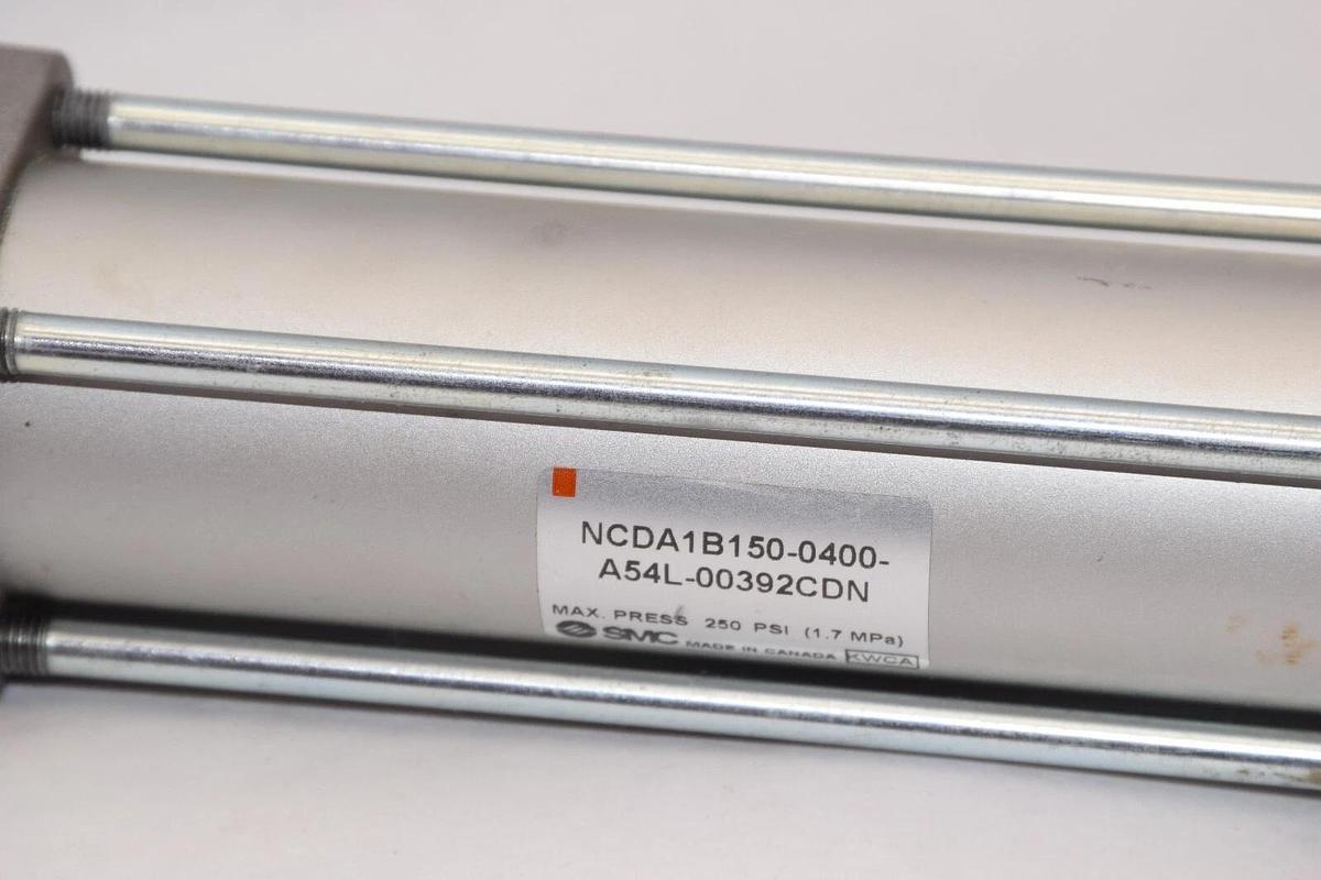 (NEW) SMC NCDA1B150-0400-A54L-00392CDN 250psi Tie Rod Cylinder
