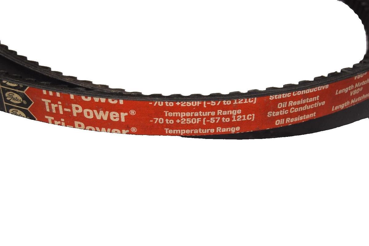 Gates Cogged V-Belt Belt BX105 BX-105 Tri-Power Static Conductive USA (New)