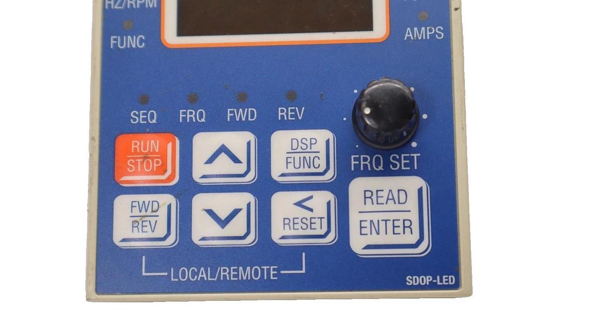 Used Saftronics SDOP-LED , SD0P-LED Compact Vector AC Drive *Display Only*