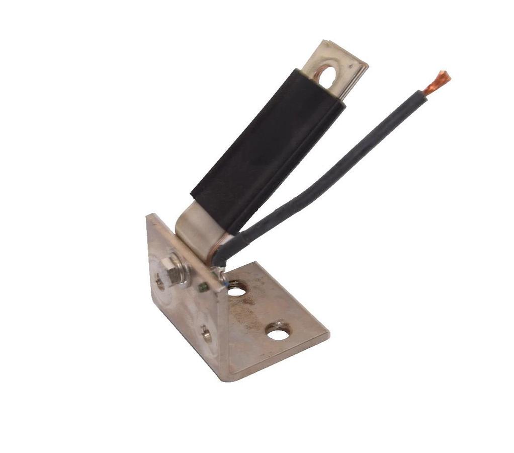 Used Xibar Buss Ground Strap Bracket BB-2885 C 2-1/2" x 3" x 1/4" 5-1/2" Strap Copper